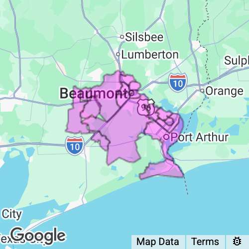 Jefferson County Texas real estate agent mailing area