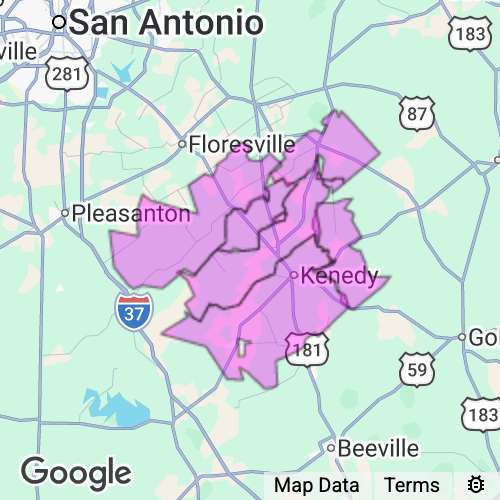 Karnes County Texas real estate agent mailing area