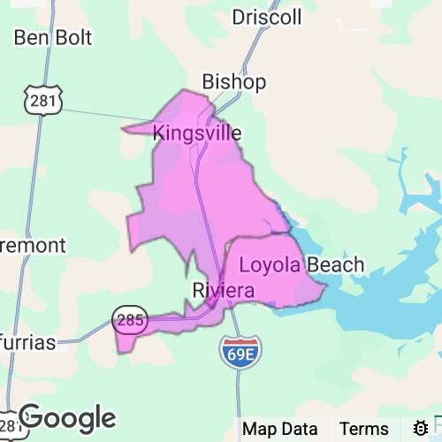 Kleberg County Texas real estate agent mailing area