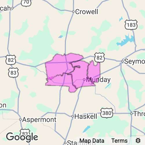 Knox County Texas real estate agent mailing area