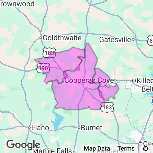 Lampasas County Texas real estate agent mailing area