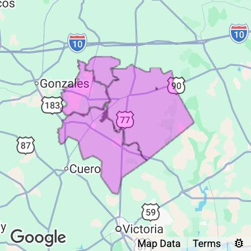 Lavaca County Texas real estate agent mailing area