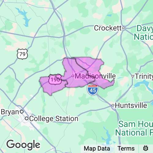 Madison County Texas real estate agent mailing area