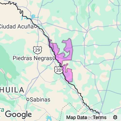 Maverick County Texas real estate agent mailing area