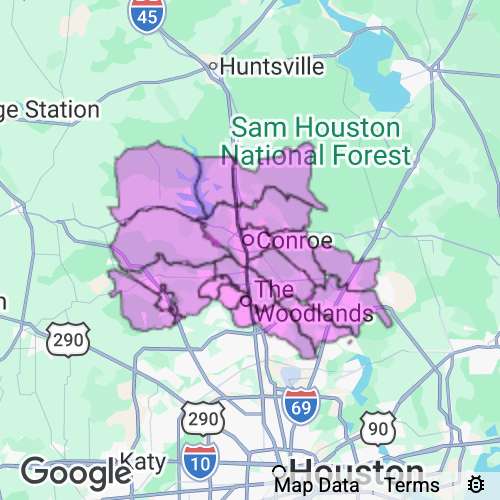 Montgomery County Texas real estate agent mailing area