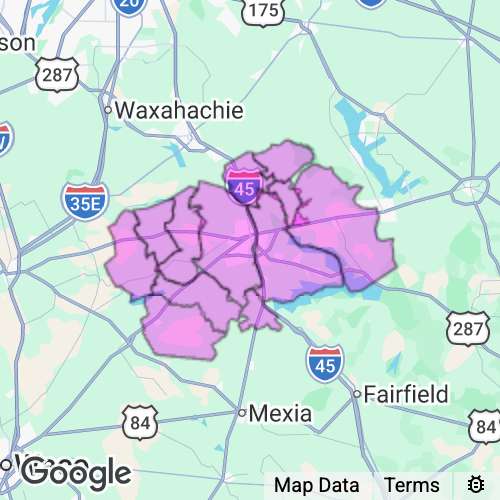 Navarro County Texas real estate agent mailing area
