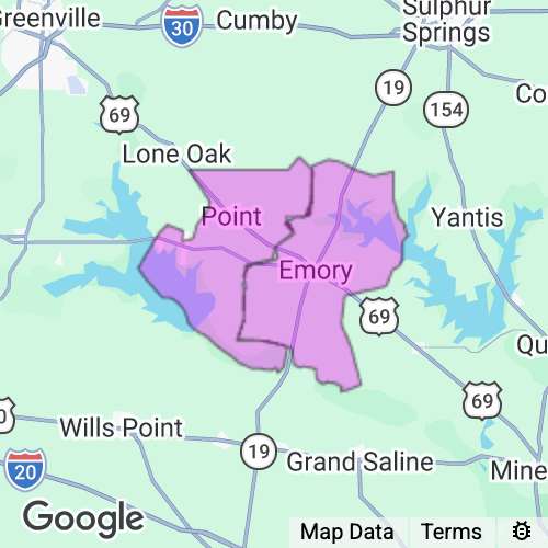 Rains County Texas real estate agent mailing area
