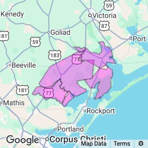 Refugio County Texas real estate agent mailing area
