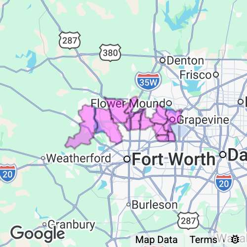 Tarrant County (North) Texas real estate agent mailing area