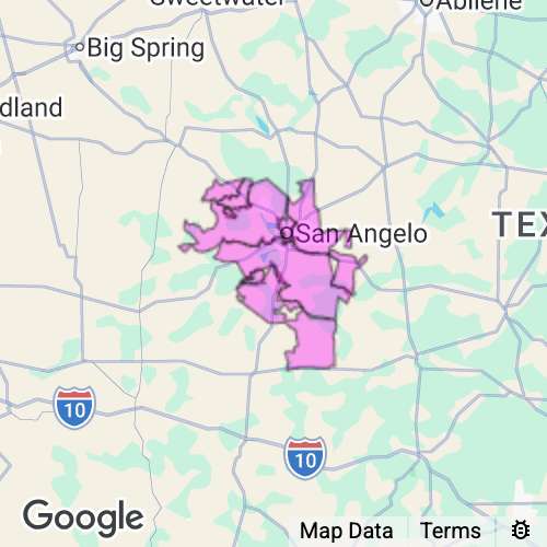 Tom Green County Texas real estate agent mailing area