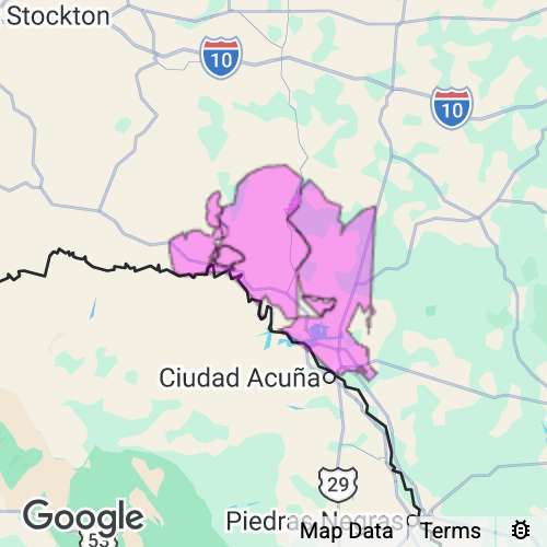 Val Verde County Texas real estate agent mailing area