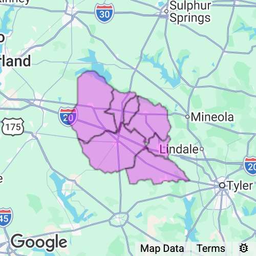 Van Zandt County Texas real estate agent mailing area