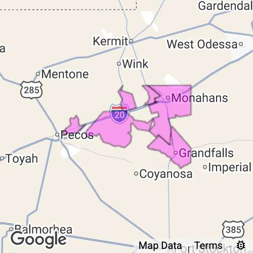 Ward County Texas real estate agent mailing area