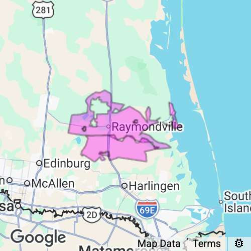 Willacy County Texas real estate agent mailing area