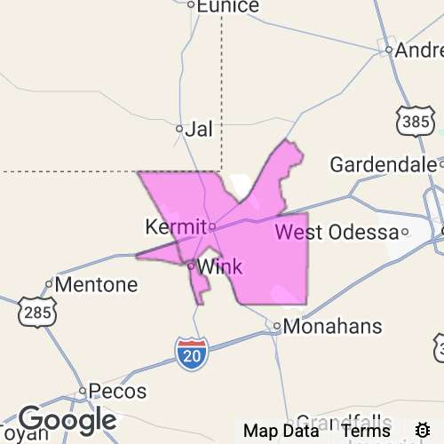 Winkler County Texas real estate agent mailing area