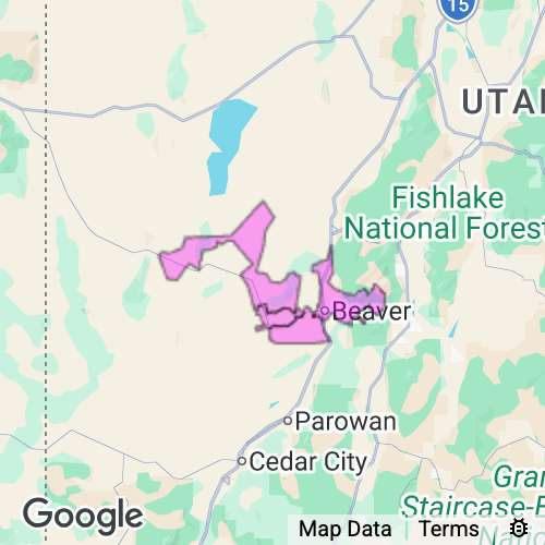 Beaver County Utah real estate agent mailing area