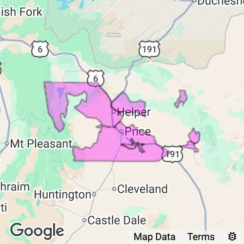 Carbon County Utah real estate agent mailing area