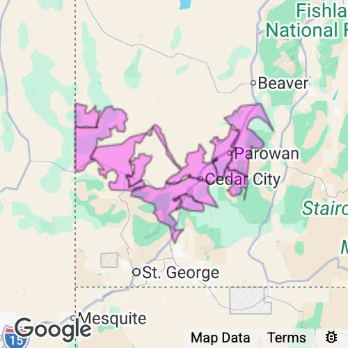 Iron County Utah real estate agent mailing area