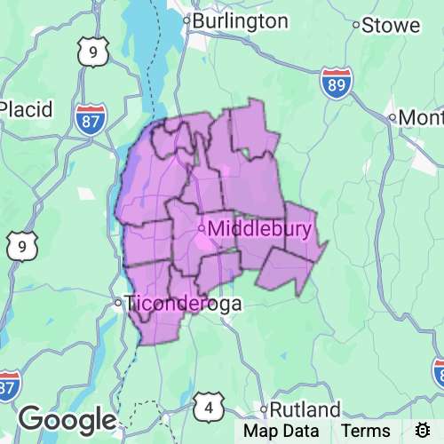 ADDISON county map
