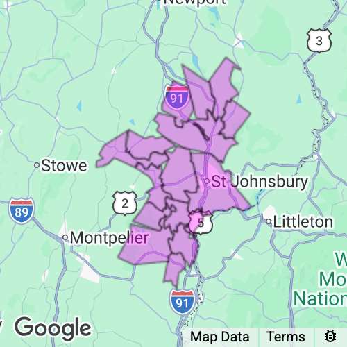 CALEDONIA county map
