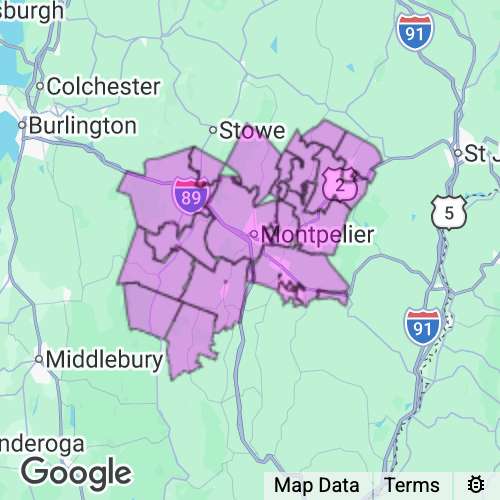 WASHINGTON county map