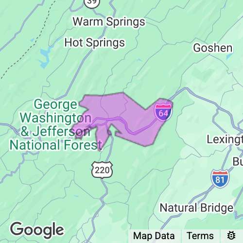 Alleghany County Virginia real estate agent mailing area