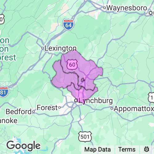 Amherst County Virginia real estate agent mailing area