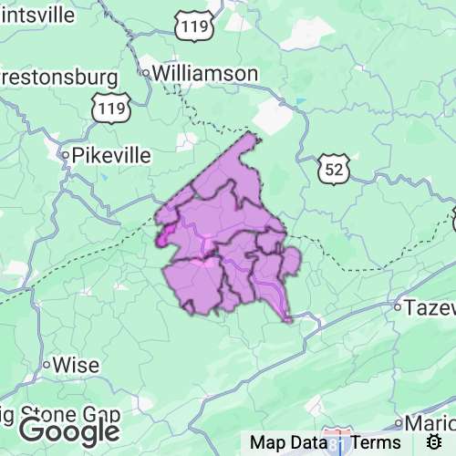 Buchanan County Virginia real estate agent mailing area
