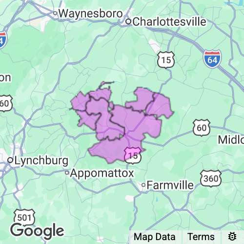 Buckingham County Virginia real estate agent mailing area