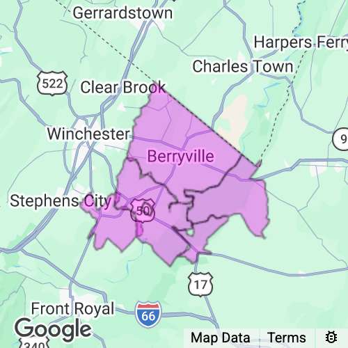 Clarke County Virginia real estate agent mailing area