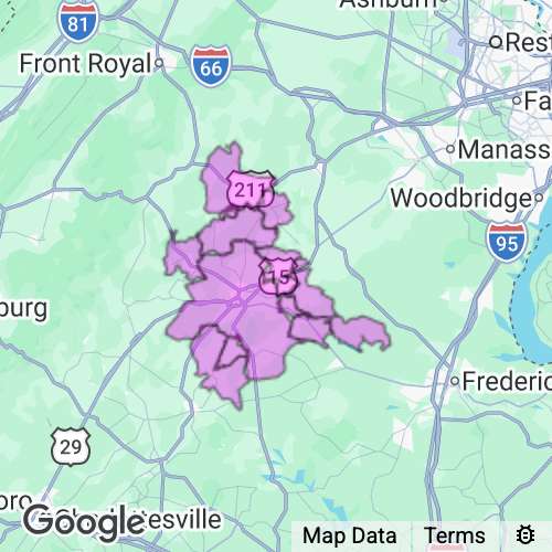 Culpeper County Virginia real estate agent mailing area