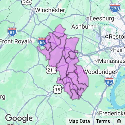 Fauquier County Virginia real estate agent mailing area