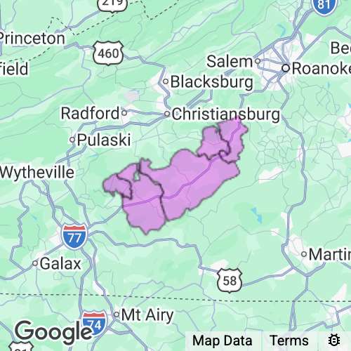 Floyd County Virginia real estate agent mailing area