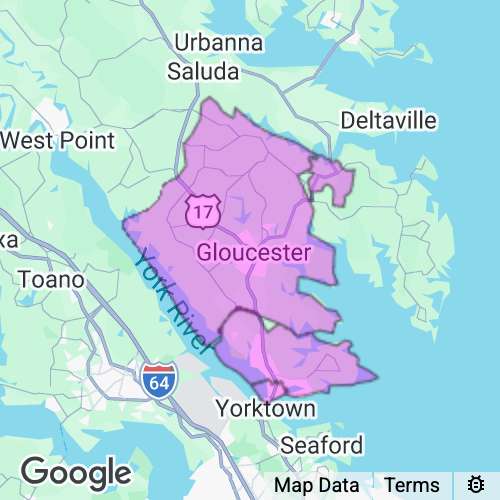 Gloucester County Virginia real estate agent mailing area