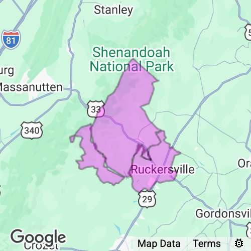 Greene County Virginia real estate agent mailing area