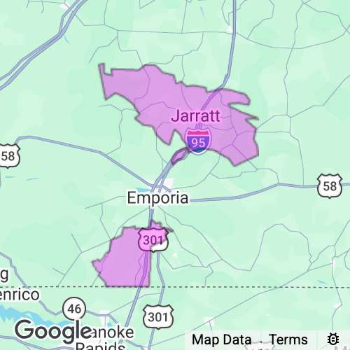 Greensville County Virginia real estate agent mailing area