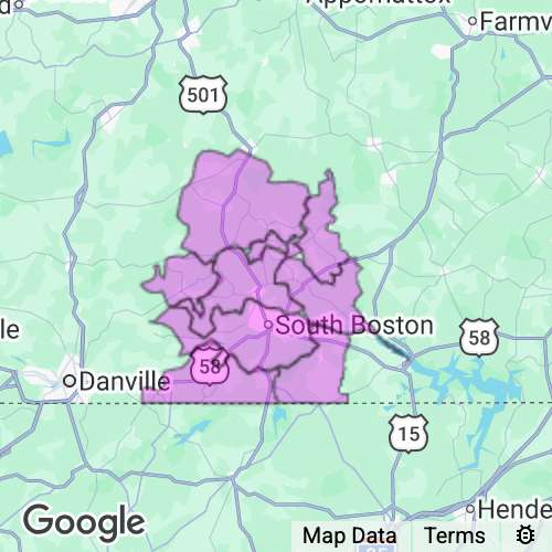 Halifax County Virginia real estate agent mailing area