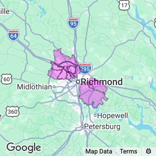 Henrico County Virginia real estate agent mailing area