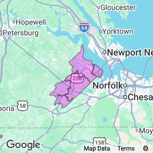 Isle Of Wight County Virginia real estate agent mailing area