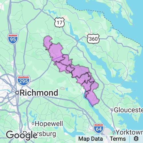 King And Queen County Virginia real estate agent mailing area