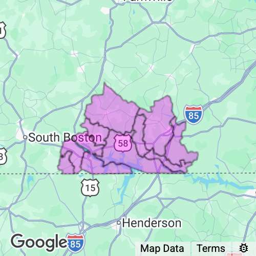 Mecklenburg County Virginia real estate agent mailing area