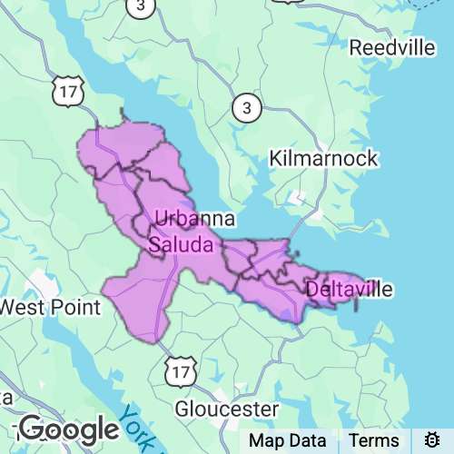 Middlesex County Virginia real estate agent mailing area