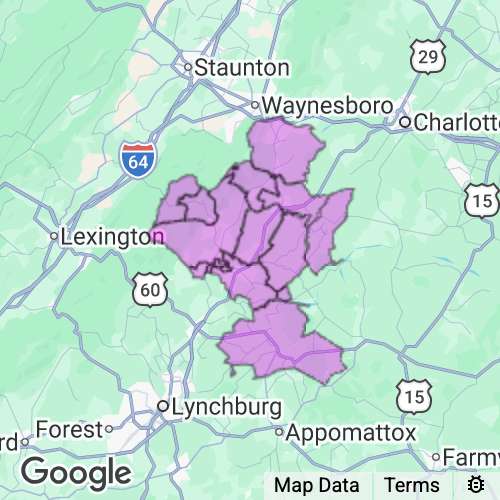 Nelson County Virginia real estate agent mailing area