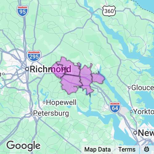 New Kent County Virginia real estate agent mailing area