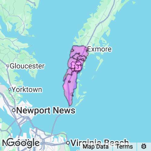 Northampton County Virginia real estate agent mailing area