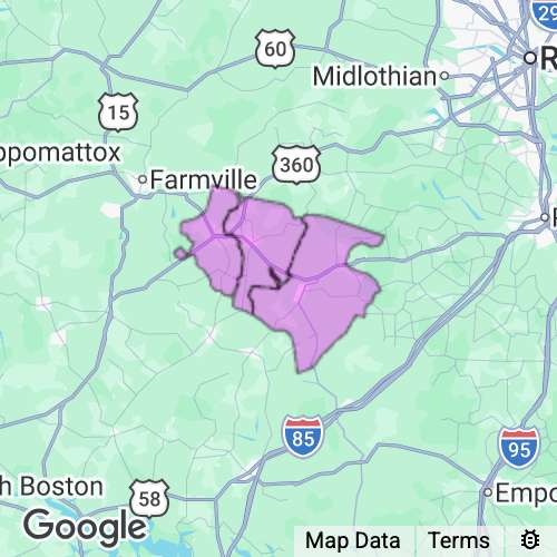 Nottoway County Virginia real estate agent mailing area