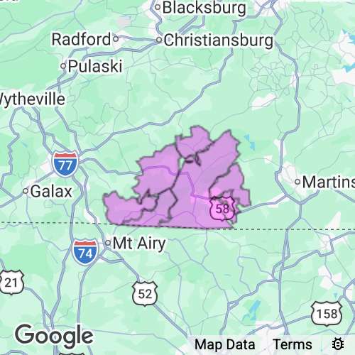 Patrick County Virginia real estate agent mailing area