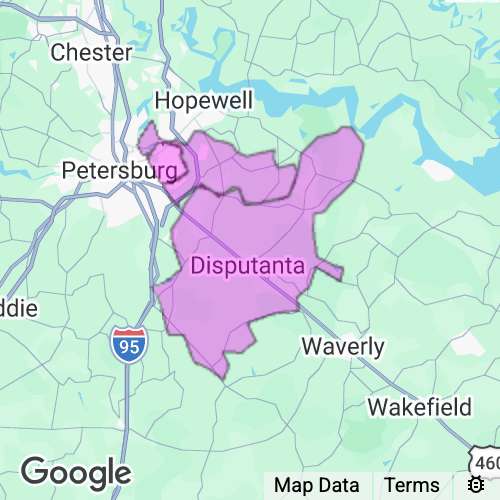 Prince George County Virginia real estate agent mailing area