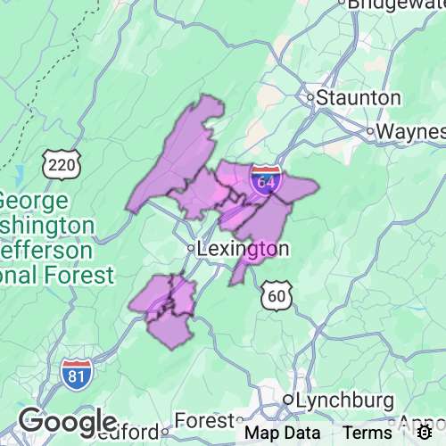 Rockbridge County Virginia real estate agent mailing area