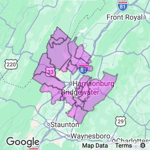 Rockingham County Virginia real estate agent mailing area